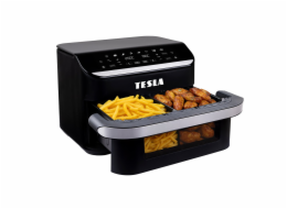 TESLA AirCook FlexiZone Q570 XXL - multifunkční duální digitální horkovzdušná fritéza