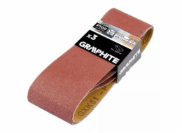 Plátno brusné nekonečný pás 75x533mm P100 GRAPHITE 58T369 3ks