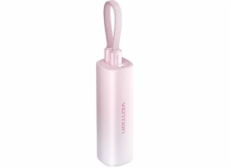 Powerbank Vention 20W PD USB-C Lightning 5000 mAh różowyi gradient
