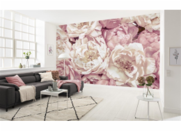 KOMAR Fototapeta Pivoňky XXL4-091, 368 cm x 248 cm