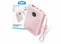 Vention Powerbanka 10000mAh růžová