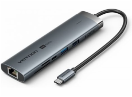 Dokovací stanice Vention USB-C 9v1 4K 60Hz 100W