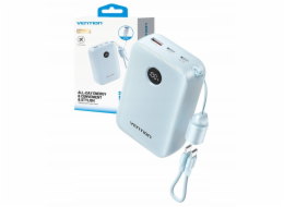 Powerbank Vention 20000mAh 2 x USB-C 1x USB-A z wyświetlaczem 22,5W niebieski