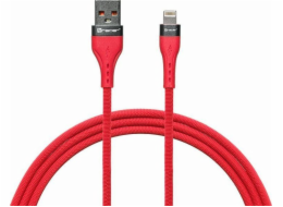 Tracer Kabel USB A - Lightning 1m červený