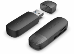 Vention CLGB0 čtečka karet USB 3.2 Gen 1 (3.1 Gen 1) Černá