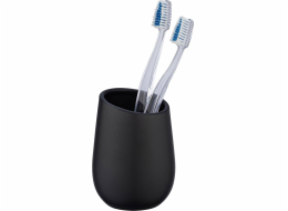 Wenko černý kelímek na štětce do koupelny