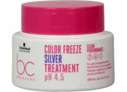 Schwarzkopf Bonacure Color Freeze Stříbrná maska pro bílé vlasy (200 ml) pH 4,5