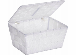 Wenko ADRIA BÍLÝ úložný koš s víkem, WENKO