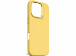 Decoded Silikonový kryt Antimikrobiální zadní kryt Decoded - silikonový ochranný kryt kompatibilní s MagSafe pro iPhone 16 Pro (popcorn)