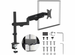 Držák monitoru Maclean, plynová pružina, 17"-32", 2-10 kg, černý, MC-135