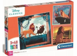 CLEMENTONI Delione Super Colors Lví král 25323, 144 dílků.