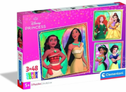 CLEMENTONI Delione Disney princezny 25064, 144 dílků.