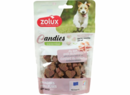 ZOLUX Miękkie przysmaki treningowe dla psa CANDIES mini serduszka 150g