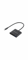 Concepttronic DONN01B USB-C stanice/replikátor - HDMI + USB-C + USB černý (DONN01B)