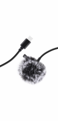 Klopový jack mikrofon s klipem 1,5m USB-C Puluz PU425