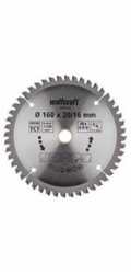 Wolfcraft pilový kotouč jemné řezy, pr.160x20,16 Z48 6620000