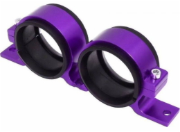 TurboWorks Držák palivového čerpadla 2x60mm fialový