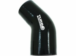 TurboWorks Redukce 45 stupňů TurboWorks černá 63-70 mm