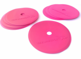 YakimaSport ploché značkovače (značkovací podložky) - sada 10 kusů, růžové