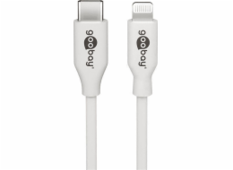 Goobay Kabel USB-C - Lightning 2 m bílý (39448)