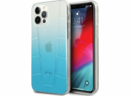 Mercedes MEHCP12LCLGBL pevný kryt pro iPhone 12 Pro Max 6.7 modro/modrý, průhledný, Line