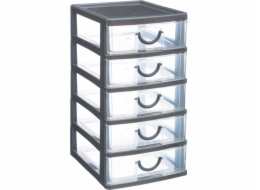 5five plastové zásuvky na dokumenty pod psací stůl