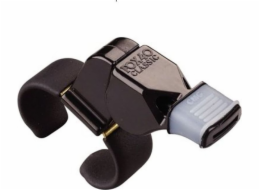 Fox Píšťalka FOX 40 CLASSIC s úchytem na prst, černá