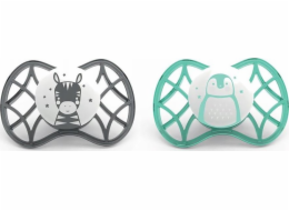 Nuvita Nuvita, Sada 2 ortodontických dudlíků 0m+ neutrální