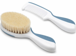 Nuvita Nuvita, dětská sada kartáčů a hřebenů, pudrově modrá