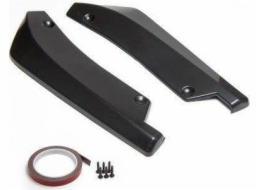 MTuning_F Univerzální splitter zadního nárazníku, křidélka, černá 38,5 cm