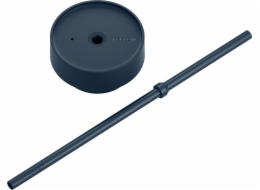 Fellow - Carter Cold Lid + Straw - Tmavě modré víčko na kelímek s brčkem