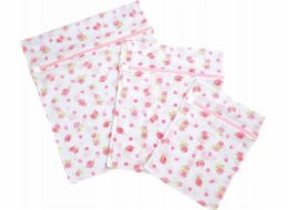 Maximex pytle na prádlo, sada 3 kusů, růžový vzor