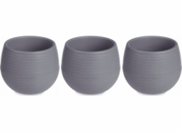 Ibergarden samozavlažovací květináče, plastové, 3 kusy, O 10 cm