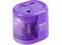 Eagle Ořezávátko na tužky EG-5161USB na baterie, 2 otvory, fialové