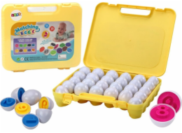 LeanToys Vzdělávací puzzle Vejce v kufru Učení čísel Barvy