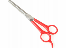 Homea Nůžky na stříhání psů nerezová ocel, 15 cm, oranžové