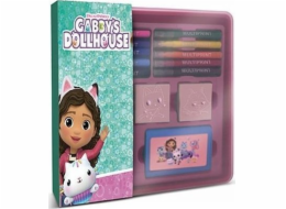 Multiprint Vícetiskárna s více potisky, krabička na razítka s motivem kočičího domečku Gabi