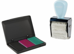 Trodat trodat Creative Mini/V5 Pastell Blau + Kissen 3Farben 1129