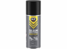 K2 K2 Gumový sprejový nátěr SILGUM černý 400 ml