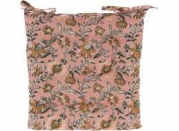 Home Styling Collection Kolekce bytového stylingu, polštář na židli s květinovým vzorem, 100% bavlna, 40 x 40 cm