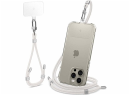Spigen Cross Body Strap + Wrist Strap - Pearl White