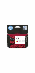 HP 47 - 14 ml - barva (azurová, purpurová, žlutá) - originální - Ink Advantage - inkoustová cartridge