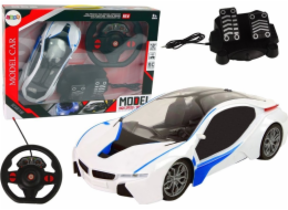 LeanToys Dálkově ovládané auto na dálkové ovládání, plynový a brzdový pedál, LEAN Toys