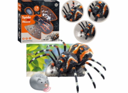 LeanToys Dálkově ovládaná tarantule pavouk infračervený černý R/C ST