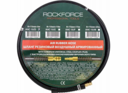 Rockforce Pneumatická hadice Reinforced Gum 8mm x 5m s rychlospojkami