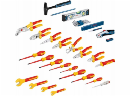 Bosch VDE, 37 kusů,Kufr pro elektrikáře,  sada nářadí