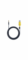 Logitech - Adaptér USB-A/jack sluchátek - audio jack 3,5 mm s piny (male) do USB s piny (male) - 1.3 m