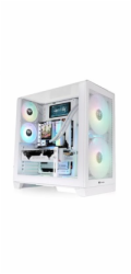 THERMALTAKE Case View 390 Air, ATX, Průhledná bočnice, 2x 120mm Fan, bílá