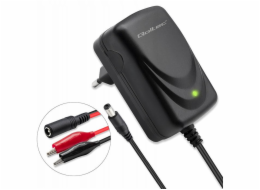 Qoltec Automatická nabíječka baterií AGM GEL STD 12V | 1,5 A | Usměrňovač s LED indikátorem