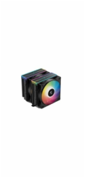 DEEPCOOL CPU Chladič AG620 BK ARGB V2, 2x120mm, LGA1851, AM5, černá